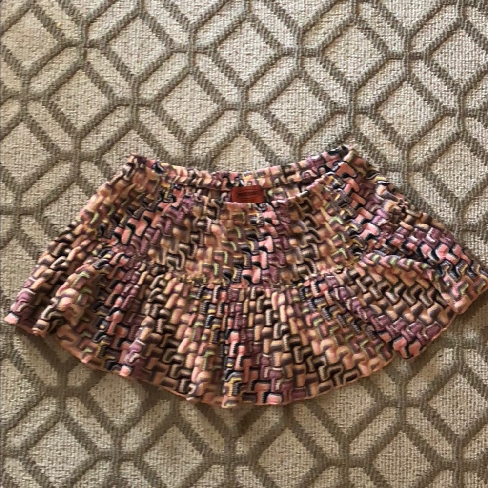 Vintage Missoni Wool Swing Mini Skirt